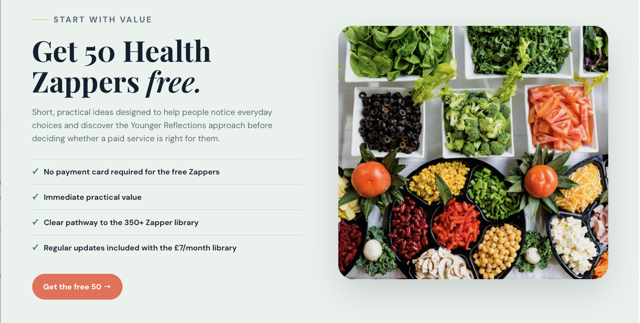 A premium food setting representing restrictive diet planning